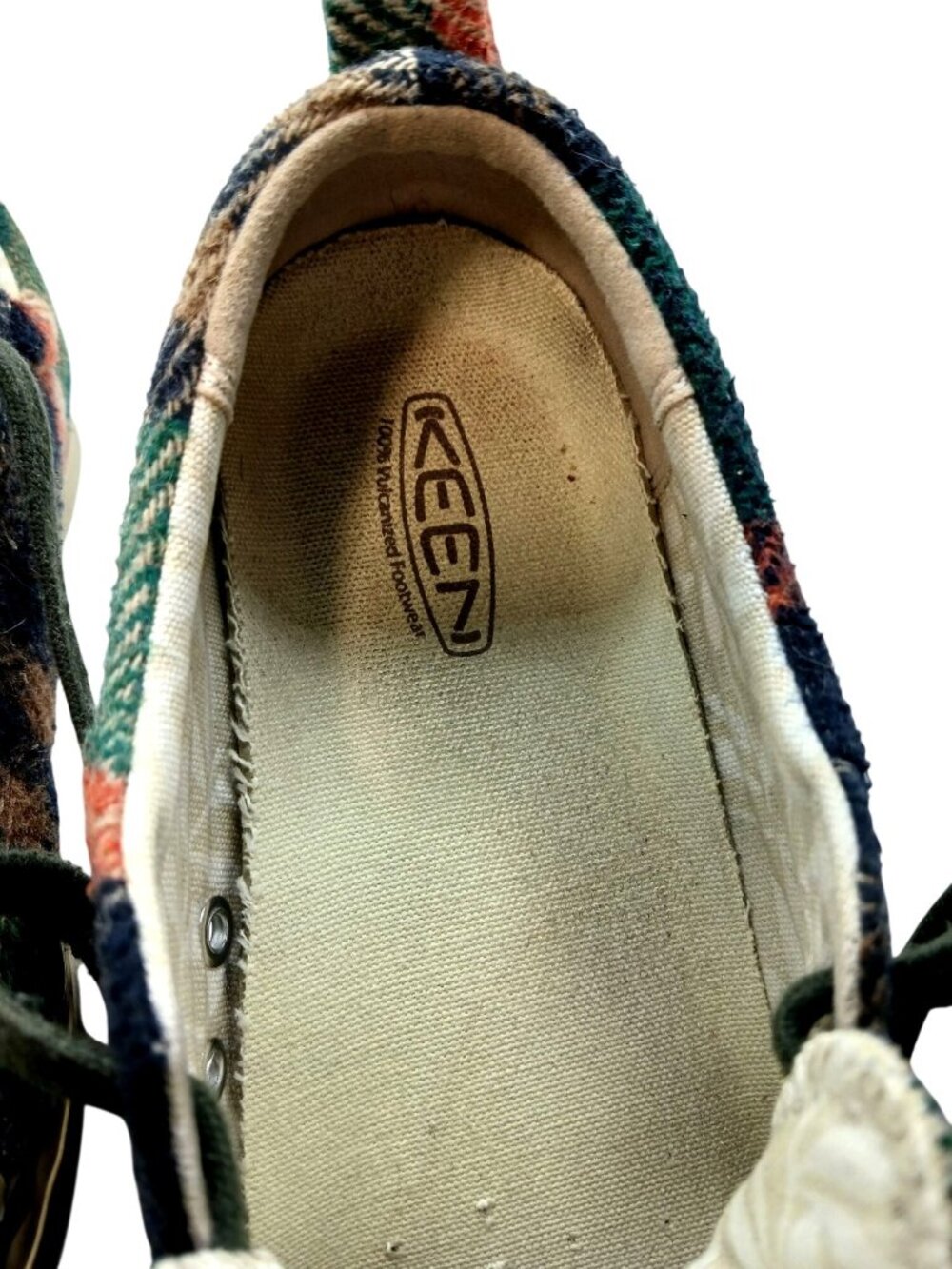 Keen Womens Elsa Wool Plaid Lace Up Sneakers Size 10.5 US EU 41 Multicolor Shoes - Picture 13 of 16